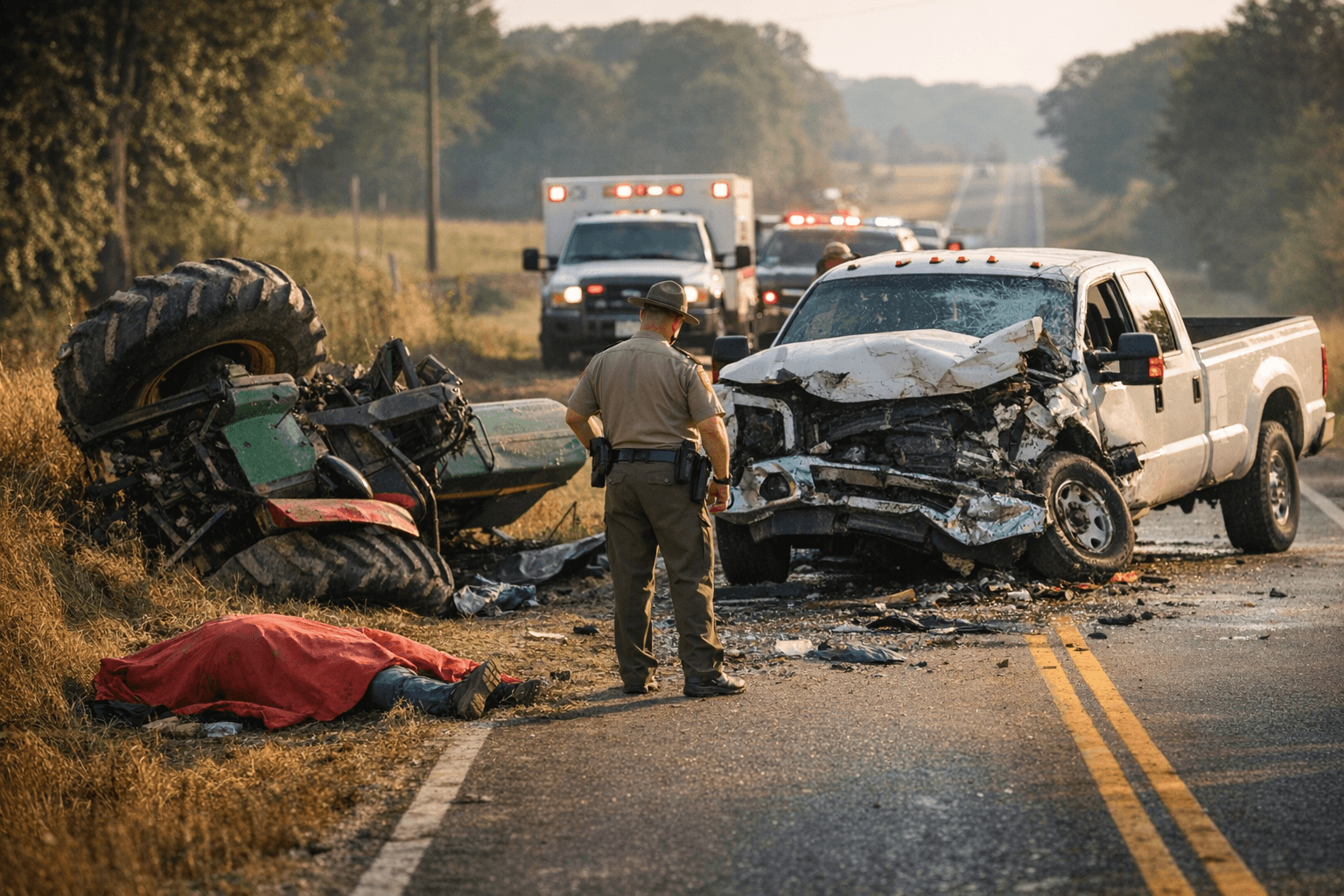 Tractor Collision on State Route 100 West Kills Local Man
