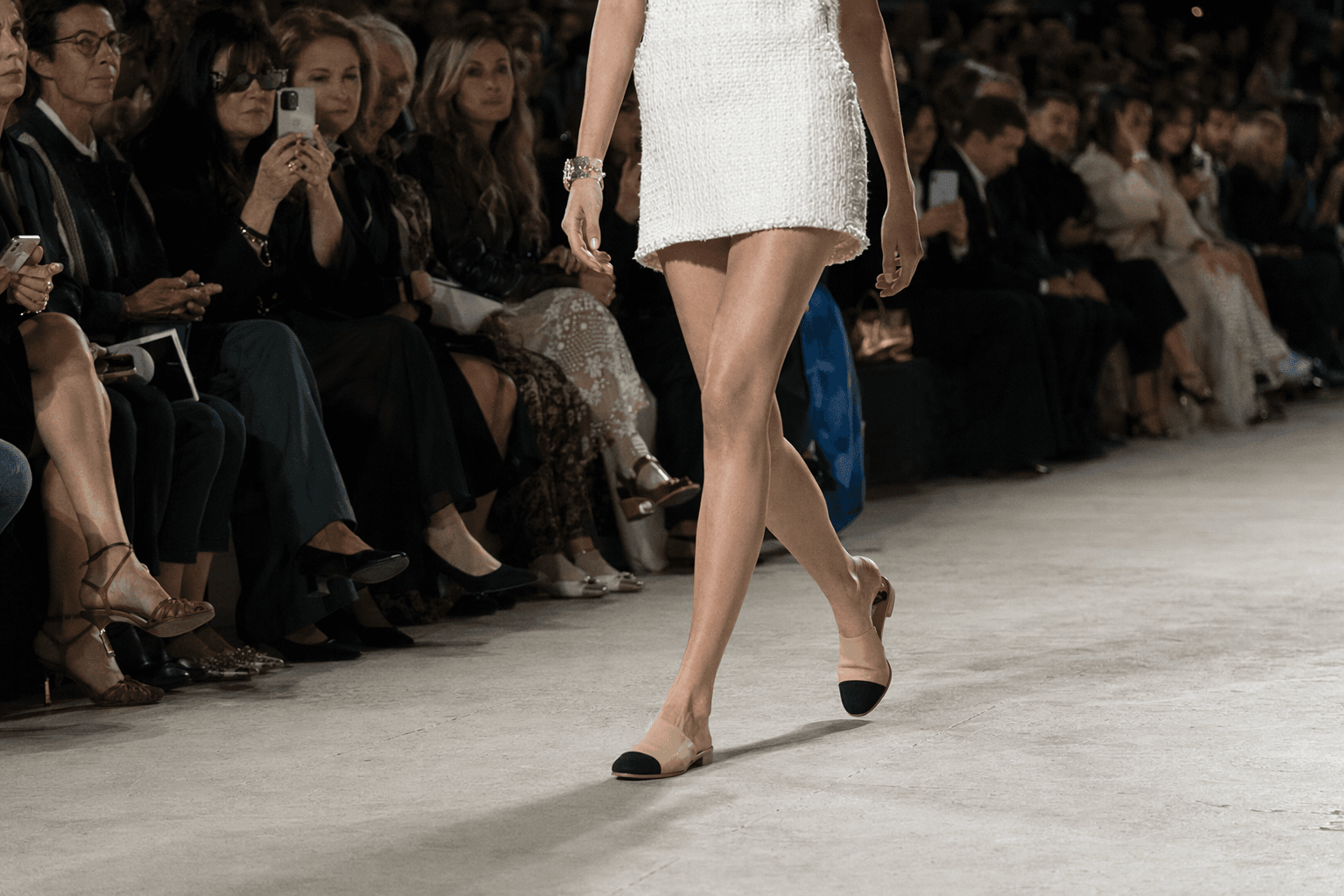 Chanel’s controversial heel-cap sandals spark online debate at Cruise show