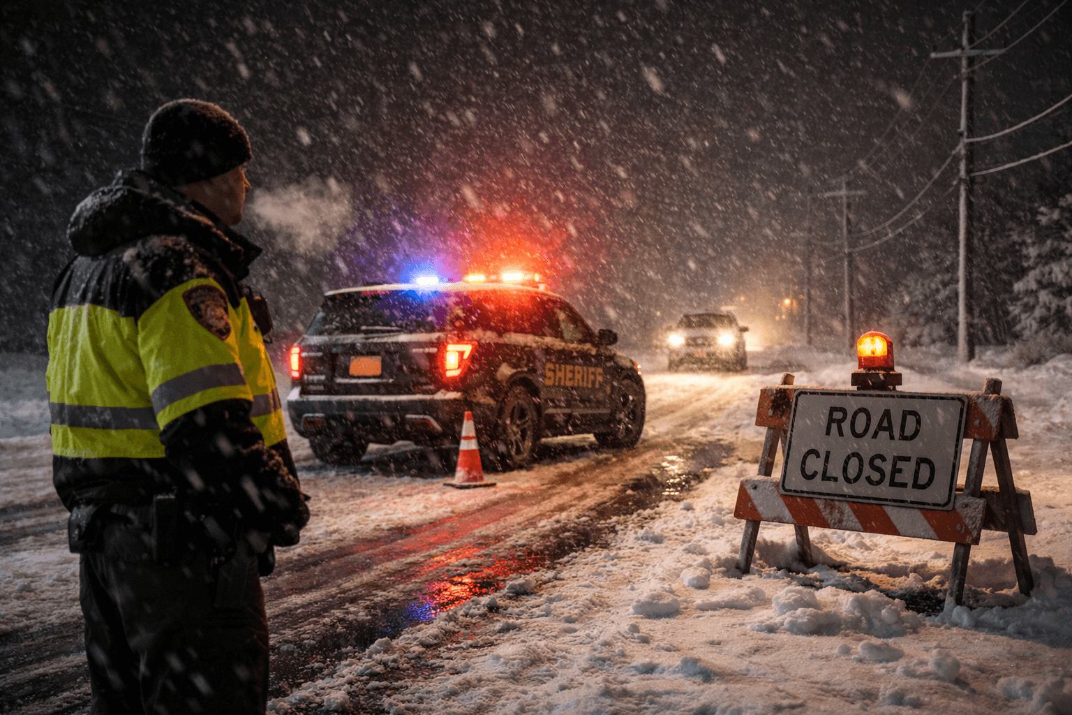 Sheriff Declares Level 2 Snow Emergency, Travel Restricted in Adams County