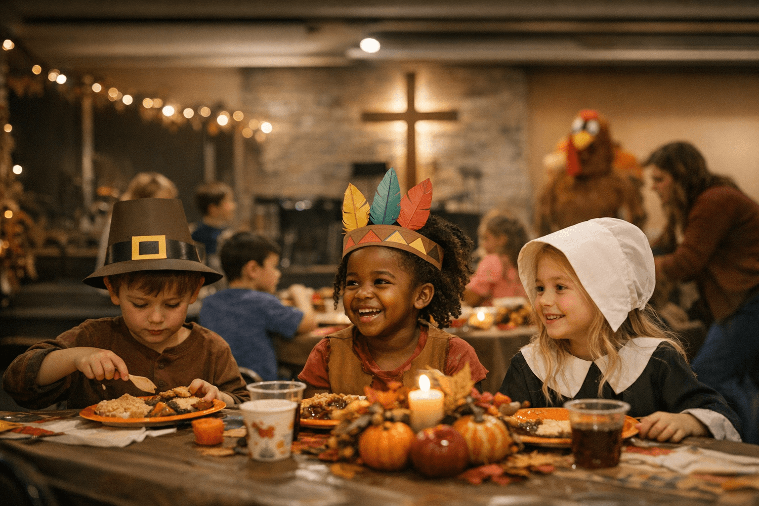 Children Gather in Thanksgiving Celebration at Jamestown Church