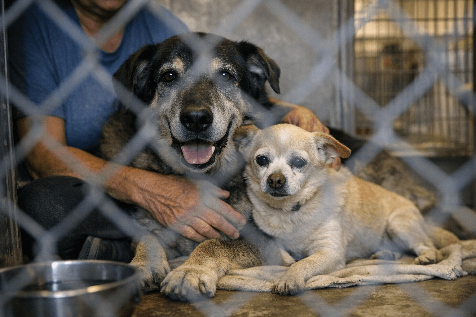 Senior Dogs Omega and Rose Seek Forever Home in Yuma