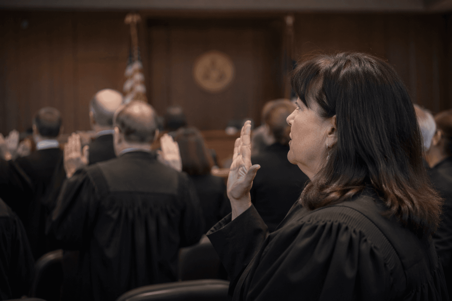 Lane County judges, lawyers renew oath on Law Day