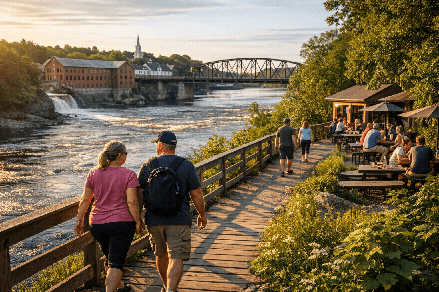 Brunswick and Topsham riverwalks strengthen health, local economy