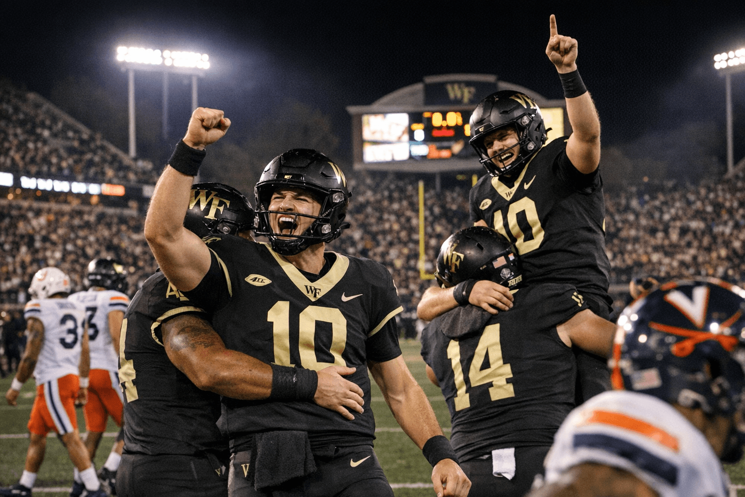 Wake Forest Shocks No. 12 Virginia, Secures Bowl Eligibility