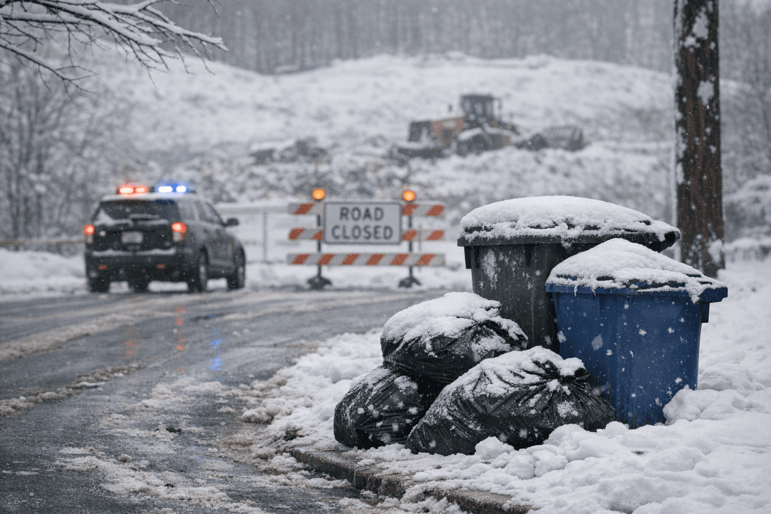 Prince George's County Suspends Curbside Waste Pickup Tuesday; Landfill, Drop-Off Centers Closed