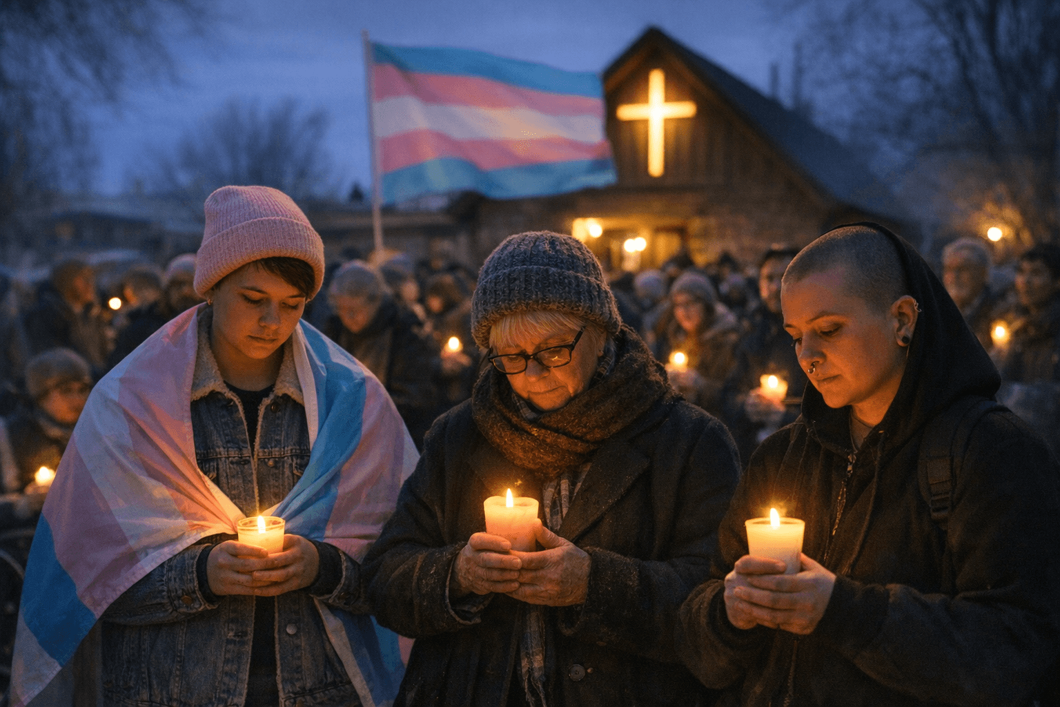 Laramie Vigil Honors Trans Lives, Offers Support After Violence