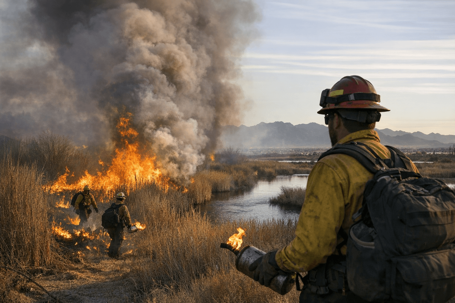Feb. 12 Prescribed Burn at Imperial Refuge May Send Smoke to Yuma