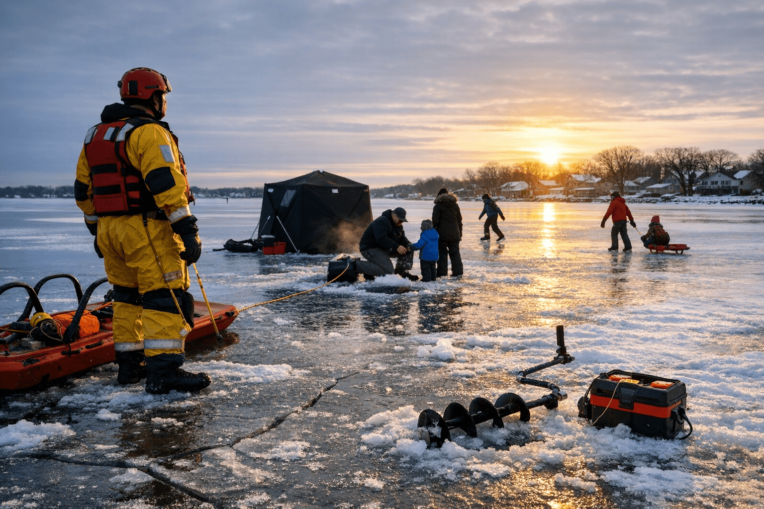 Winter recreation in Storm Lake, safety and access guide for residents