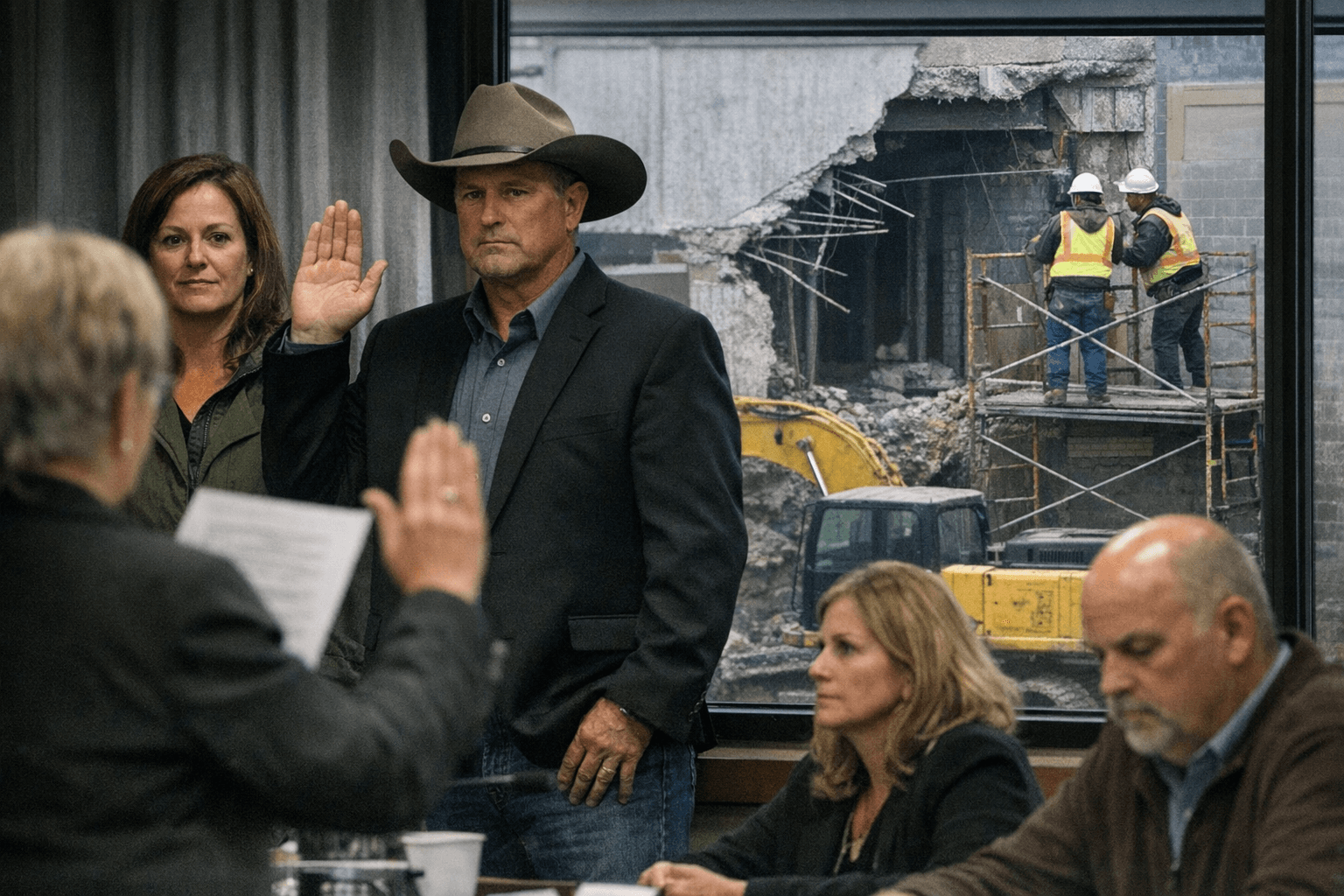 New Board Members Sworn In, Construction Concerns Raise Safety Questions
