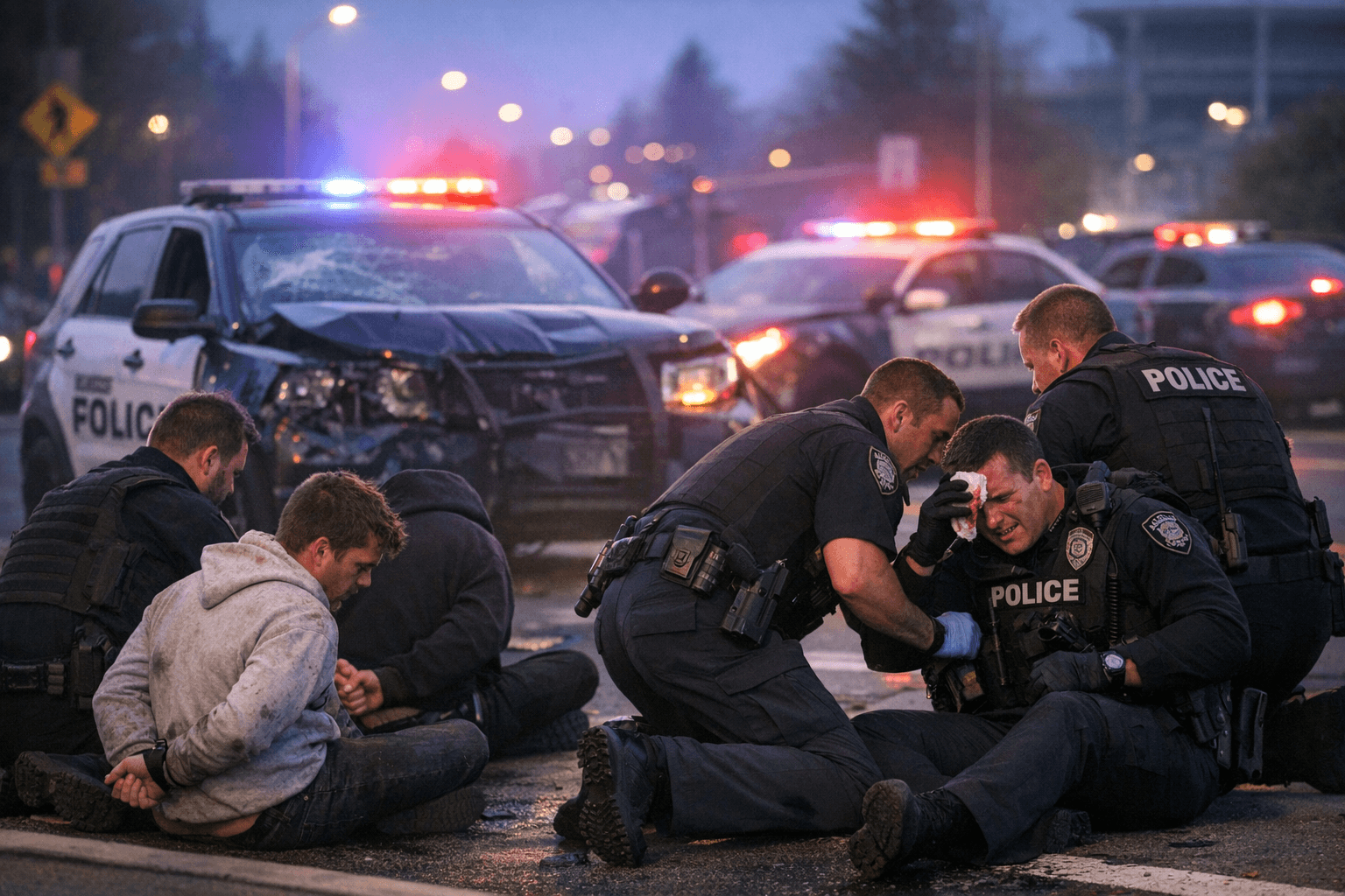 EPD Chase Ends with Arrests, Officer Injured in Lane County