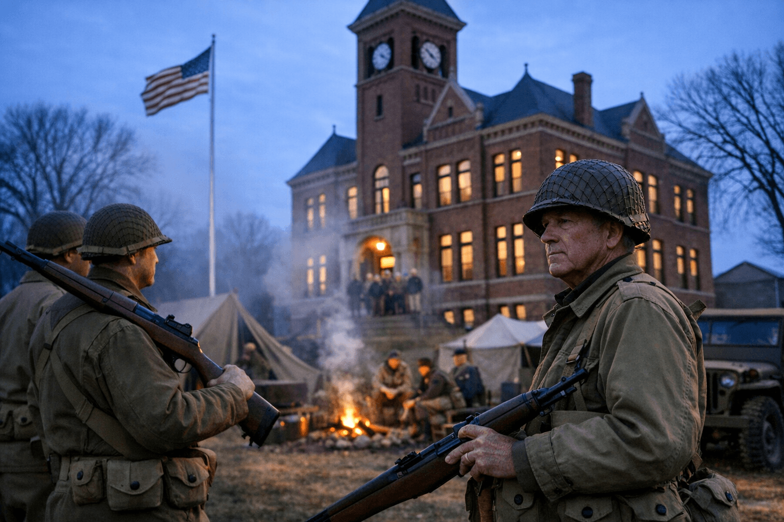 Stutsman County Courthouse Hosts 84th Anniversary WWII Tribute to 164th Infantry
