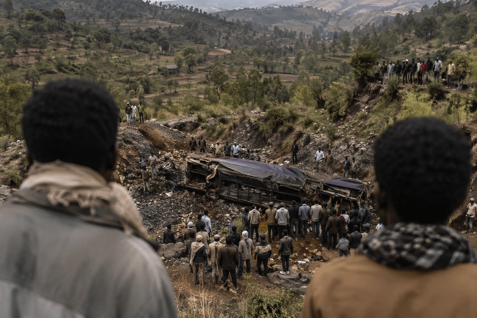 At least 31 killed in Ethiopia bus crash on dangerous mountain road