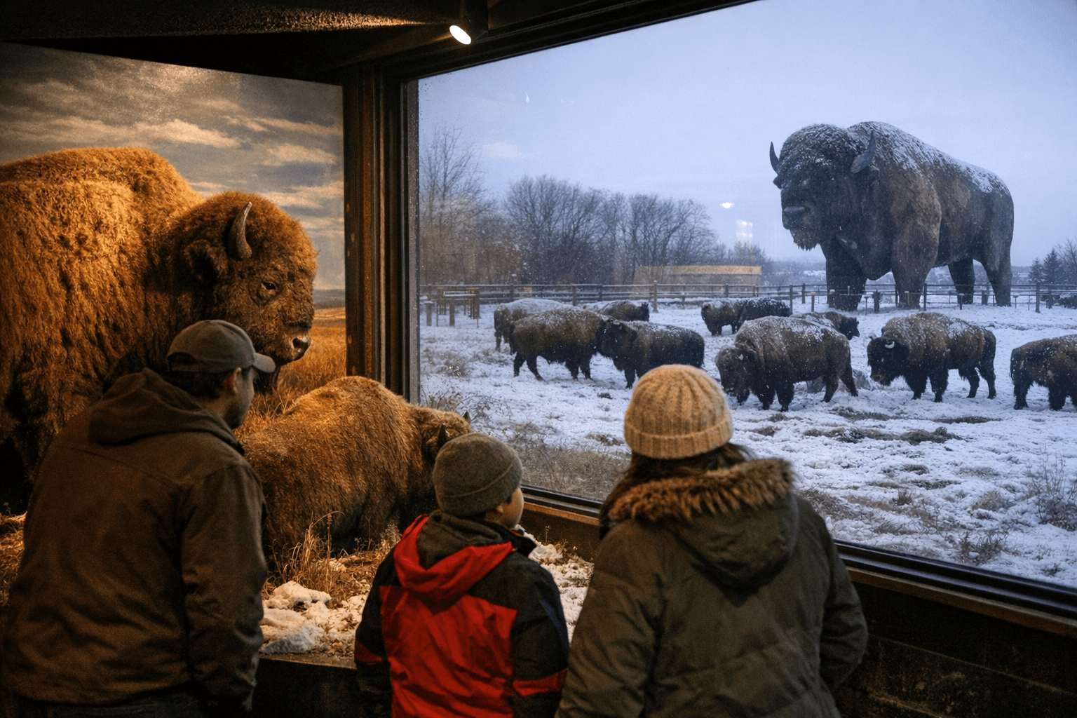 Jamestown Bison Museum Keeps Doors Open Through Winter, Welcomes Holiday Guests