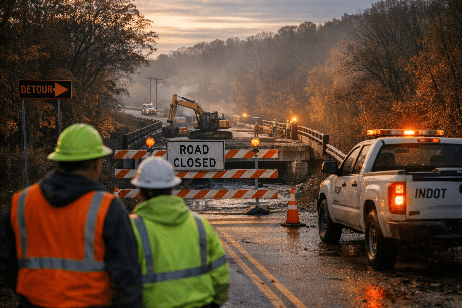 State Road 145 Bridge Closure Near Bristow Starts November