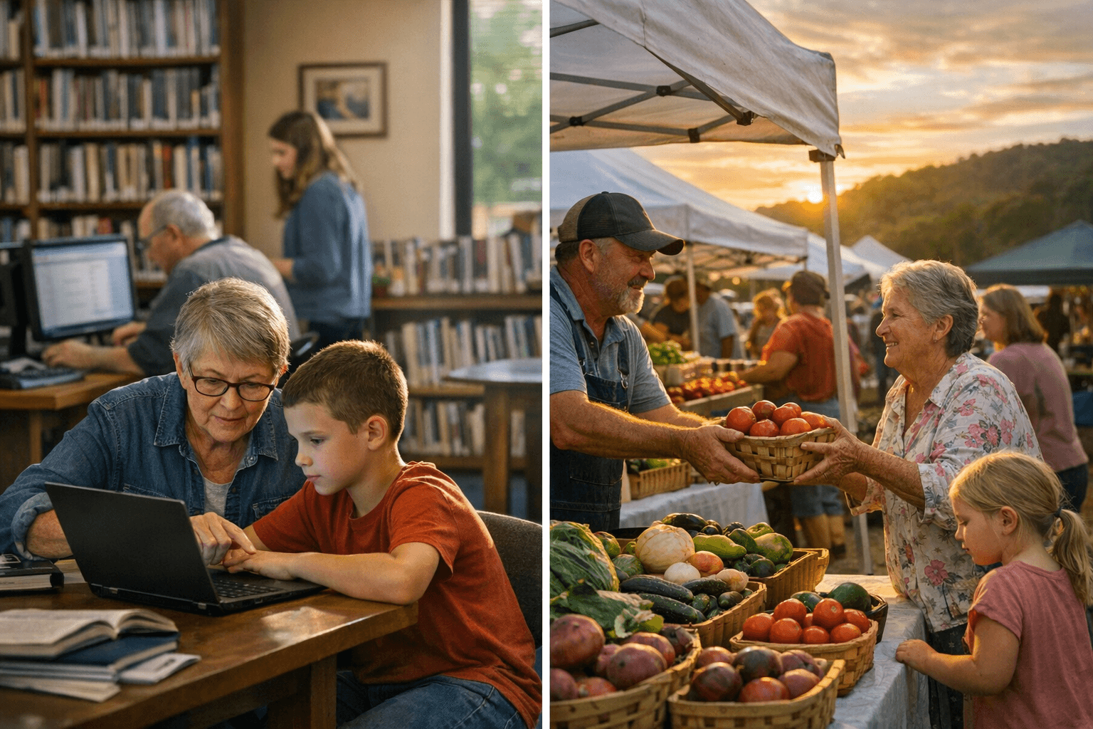 Local Library and Farmers Market Anchor Owsley County Community Life