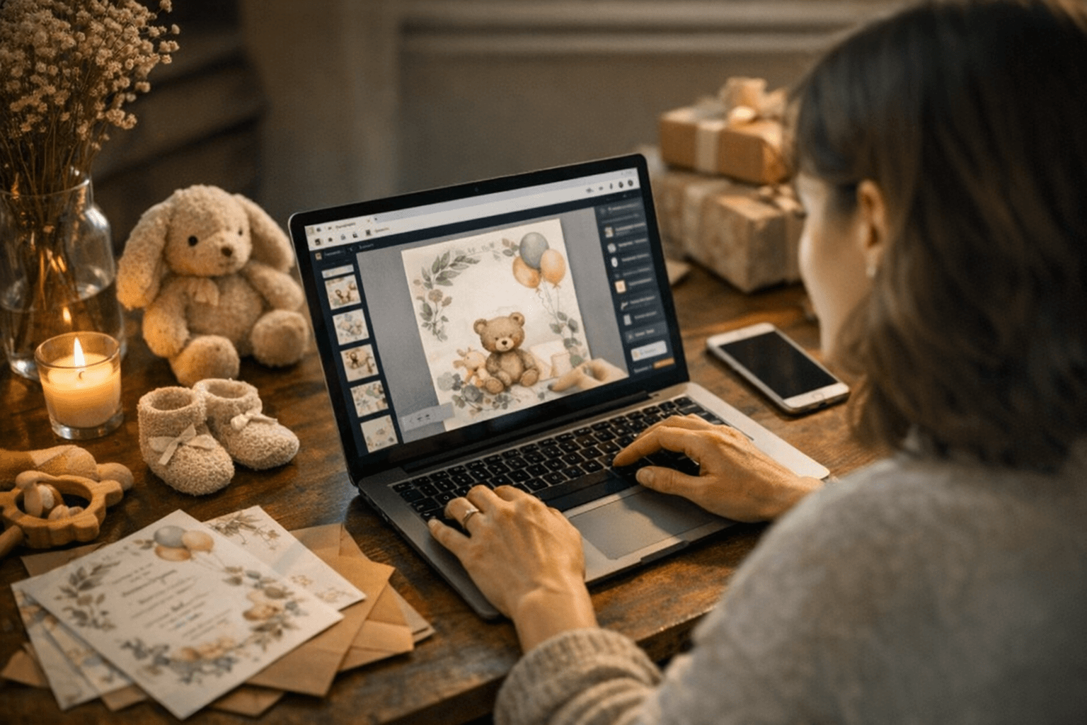 How to Create Custom Baby Shower Invitations Using Free Online Tools