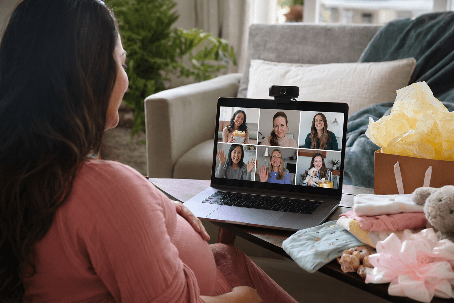 How to Host a Virtual Baby Shower with Games and Gifts