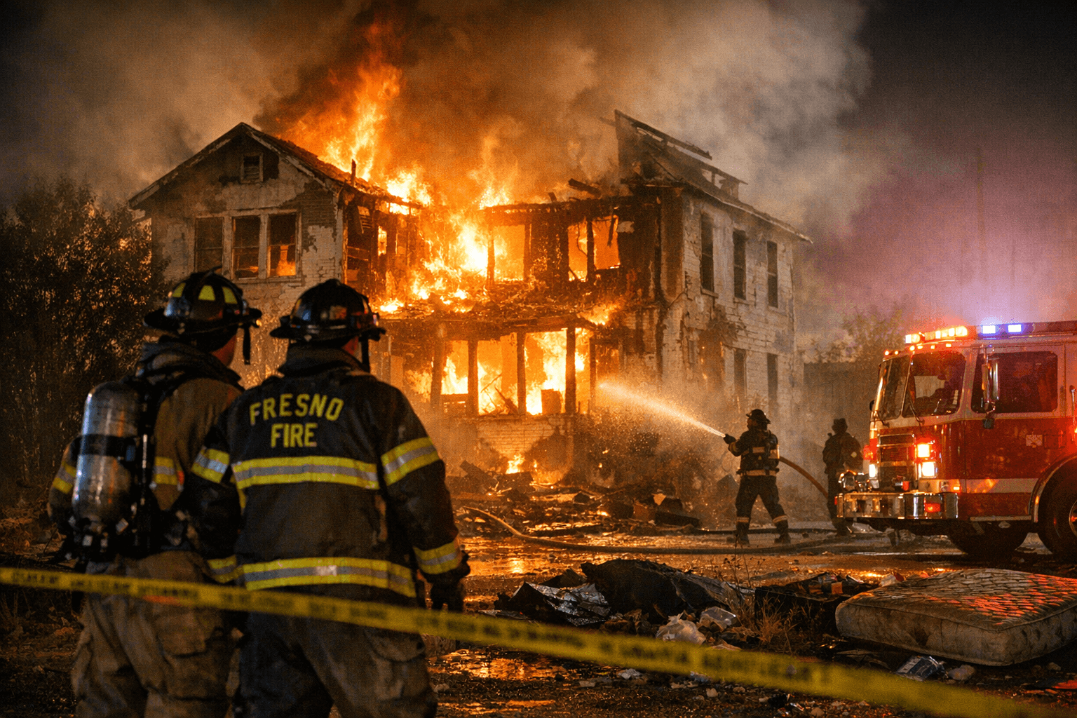 Vacant Building Fires Persist in Fresno, City Officials Urge Vigilance