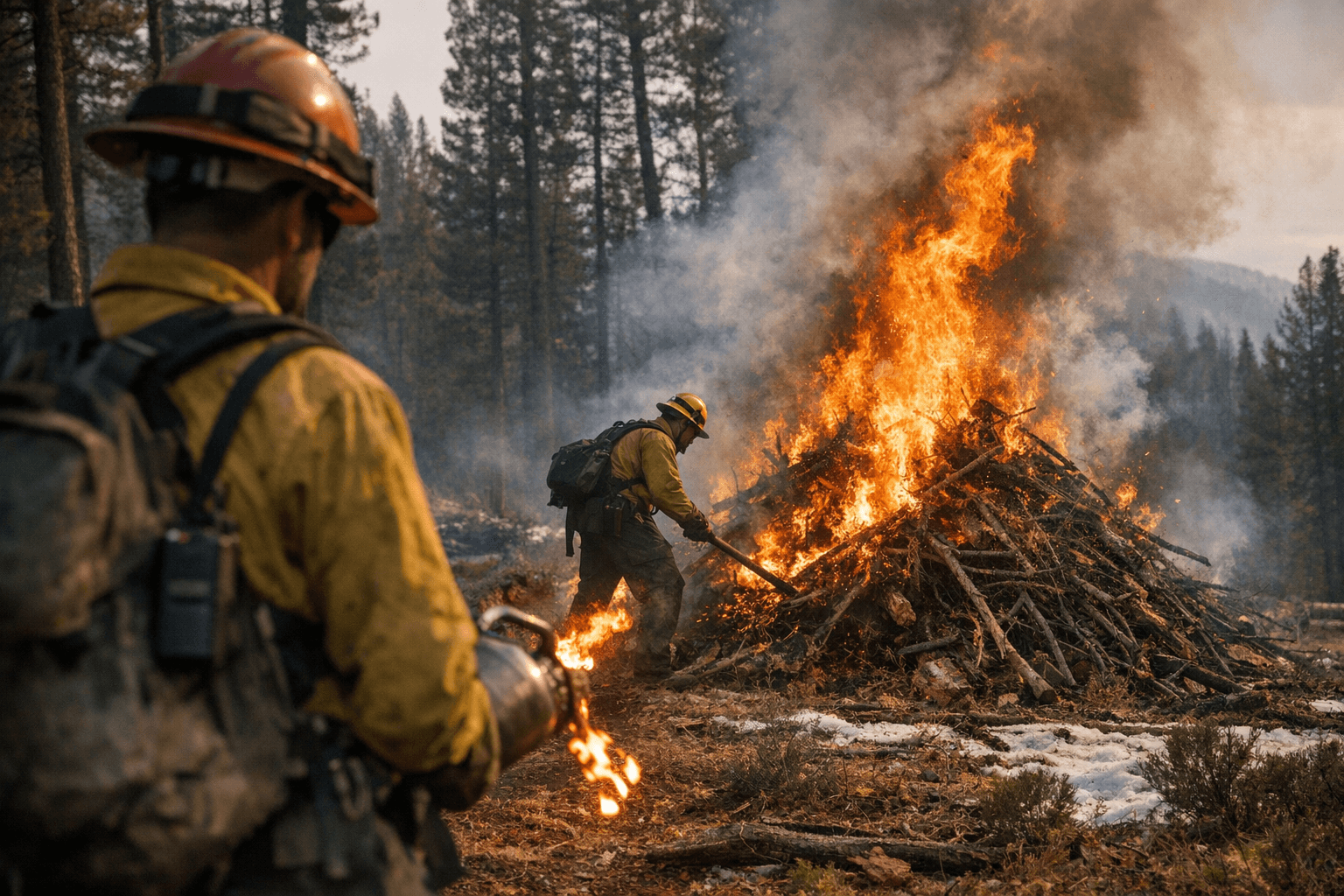Forest Service Announces Pile Burning to Reduce Wildfire Risk