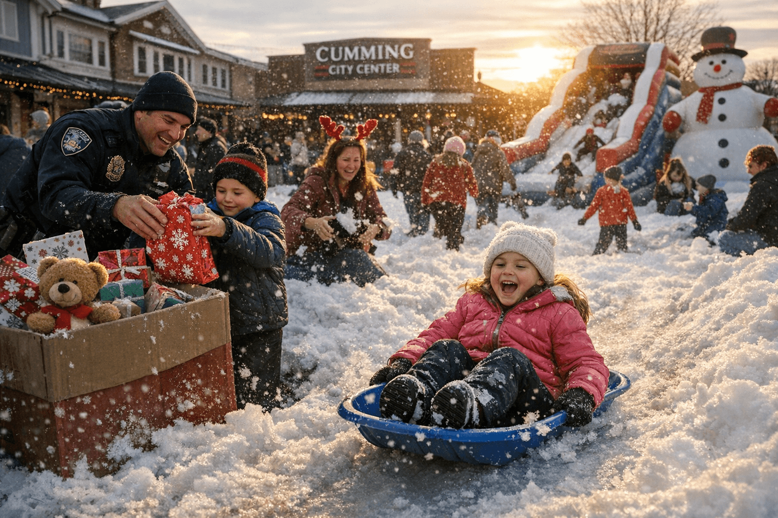 Community Snow Day Raised Funds and Joy for Families