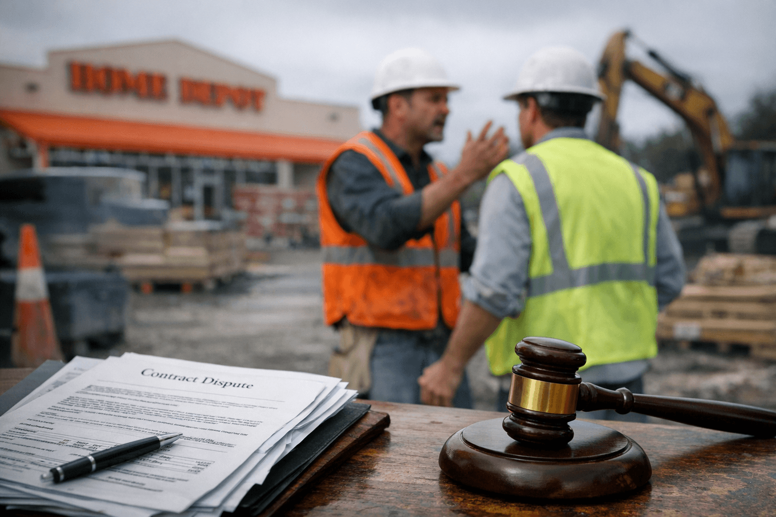 Home Depot Sues Hulton Contracting in Pennsylvania Contract Dispute