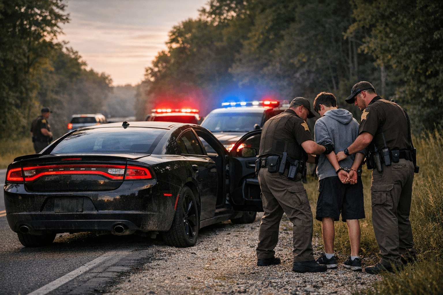 High-Speed Chase Involving Juvenile Halts Near Scotchpine Road