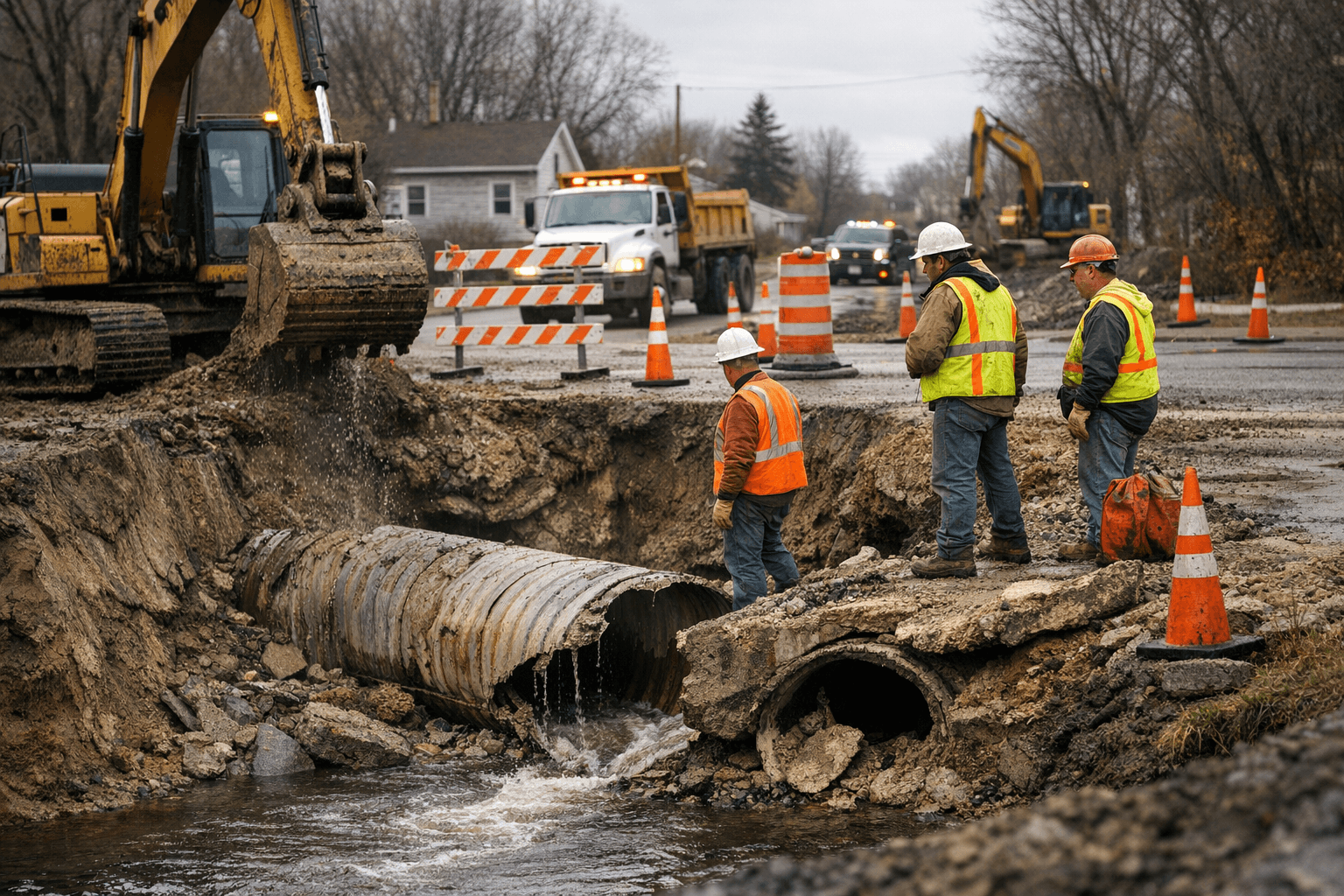 Jamestown Road Closure Begins for Culvert Replacement in Northwest