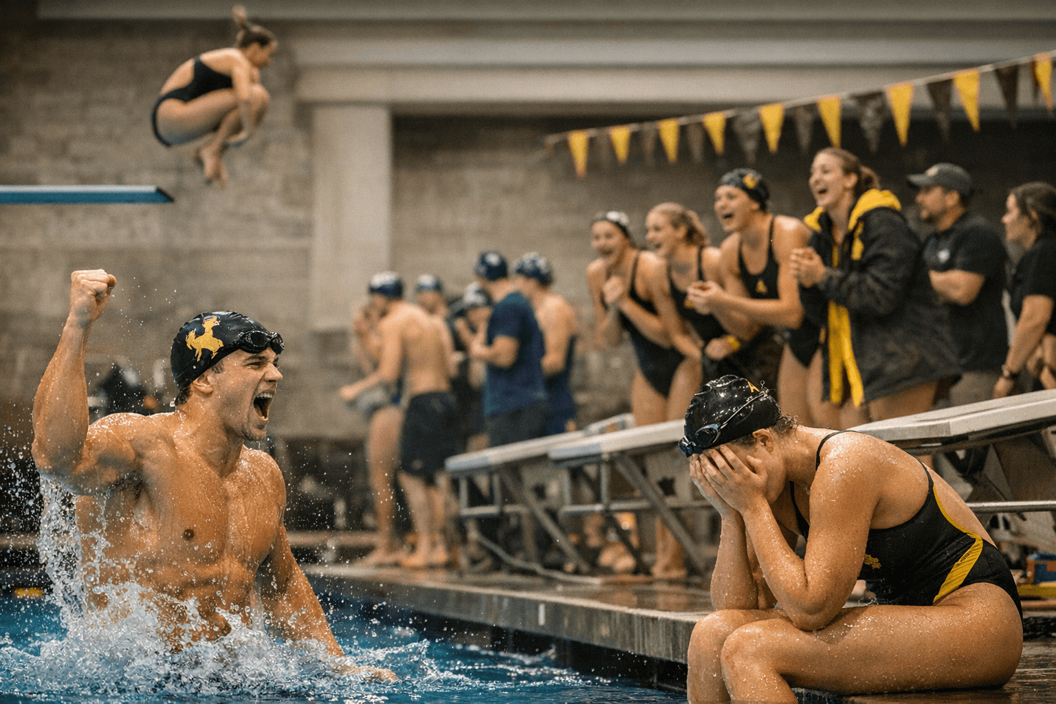 UW Swimming and Diving Posts Mixed Results in Laramie Meet