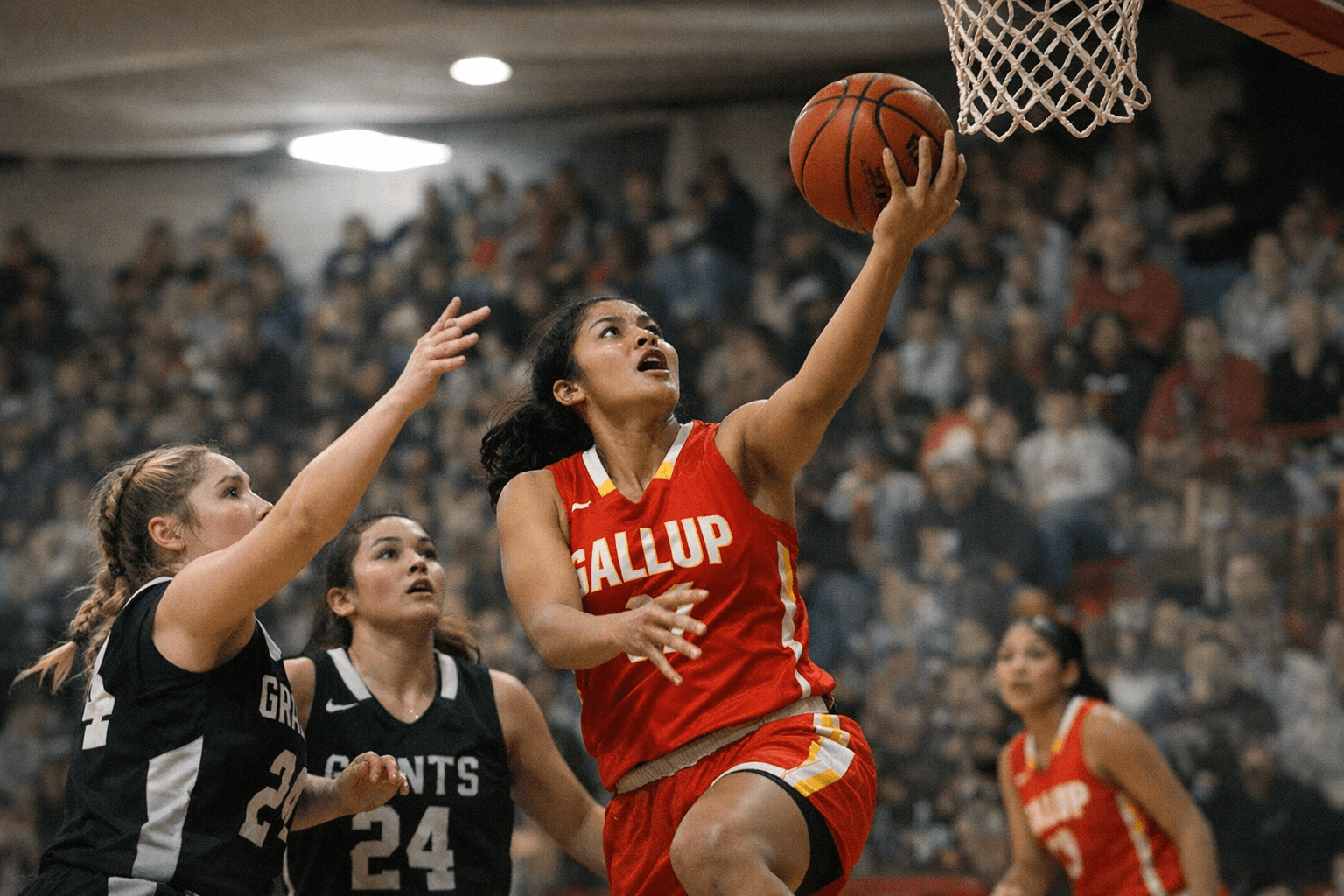 MaxPreps Aggregates Jan. 16-17 Recaps Highlight Gallup Girls' Dominant Wins