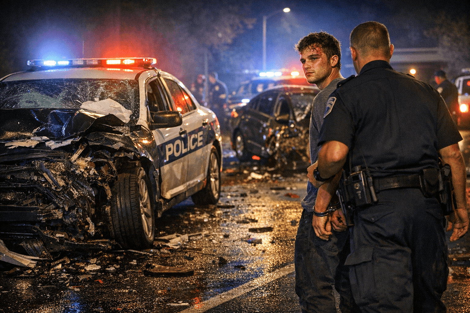 Raleigh Man Charged After Wrong Way Crash Hits Police Cruiser