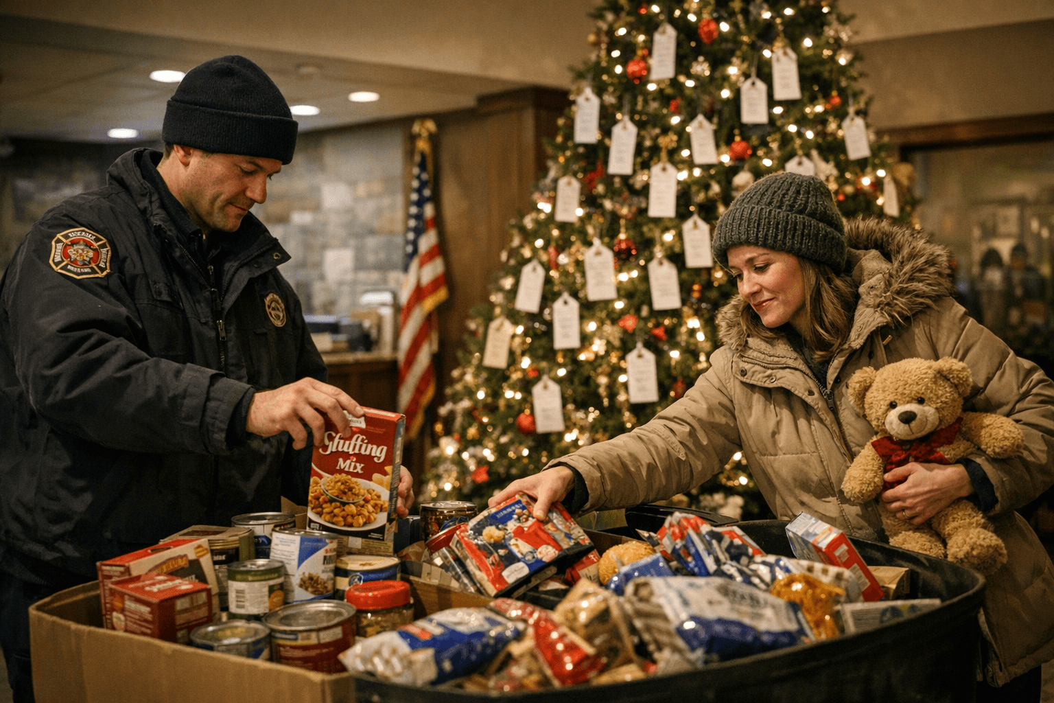 Village Launches Holiday Food Drive, Giving Tree Ahead of Thanksgiving