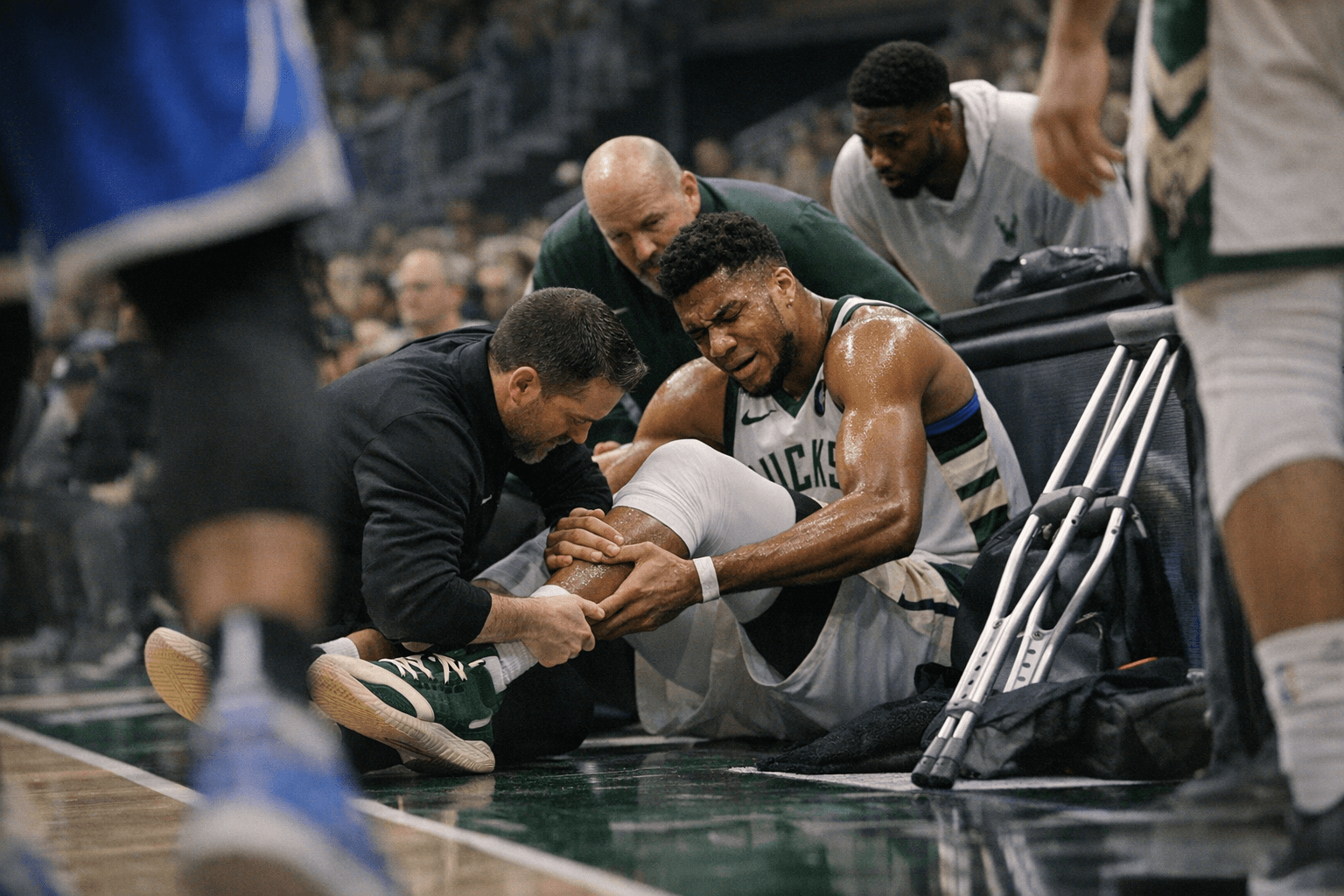 Giannis Antetokounmpo expects extended absence after right-calf setback