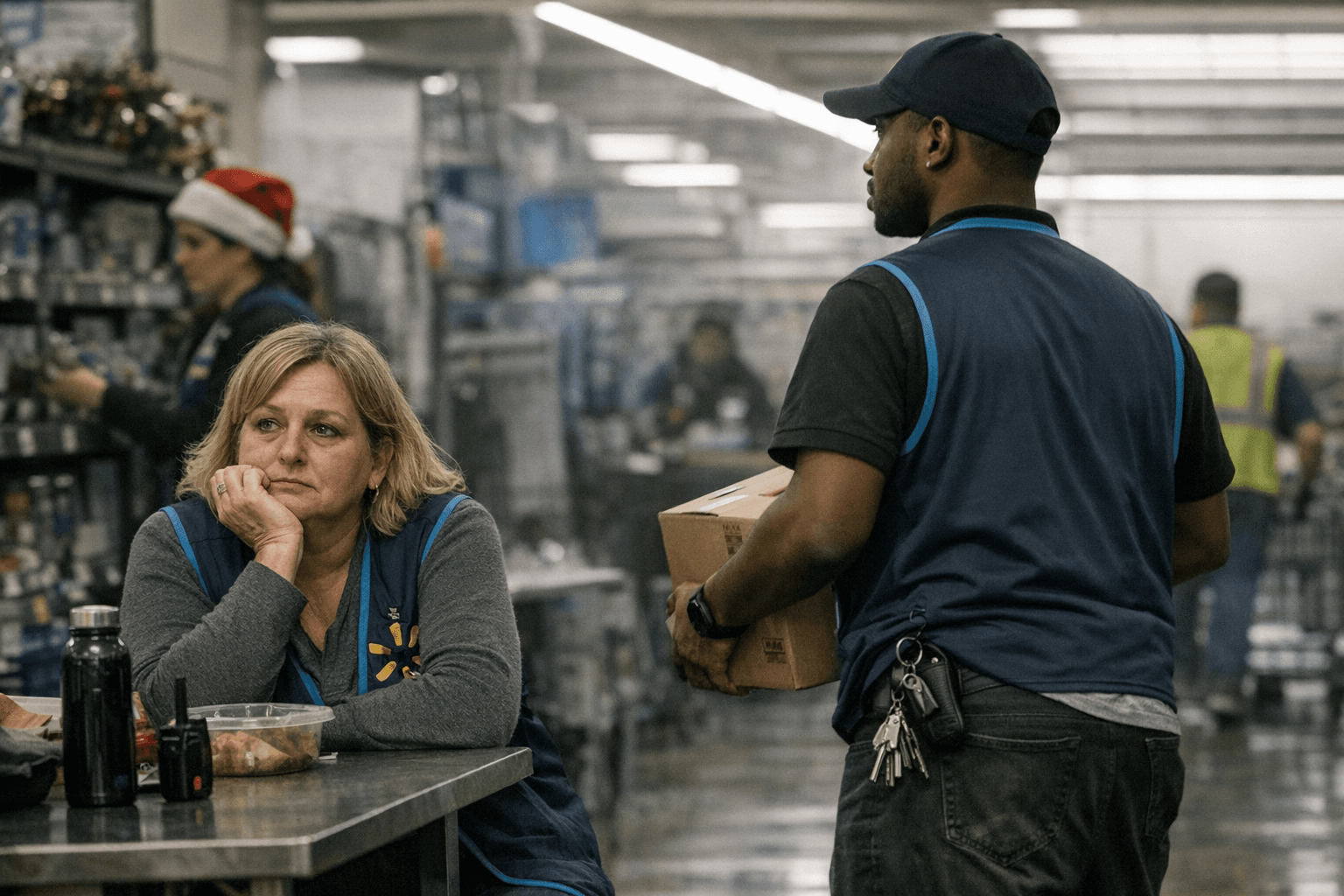 Walmart employees split on staying, benefits keep many in place