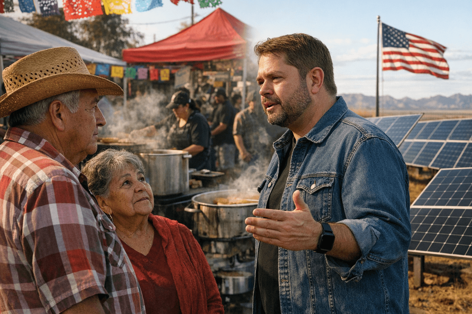Senator Gallego Visits Somerton Festival, Highlights Tariffs and Solar Jobs