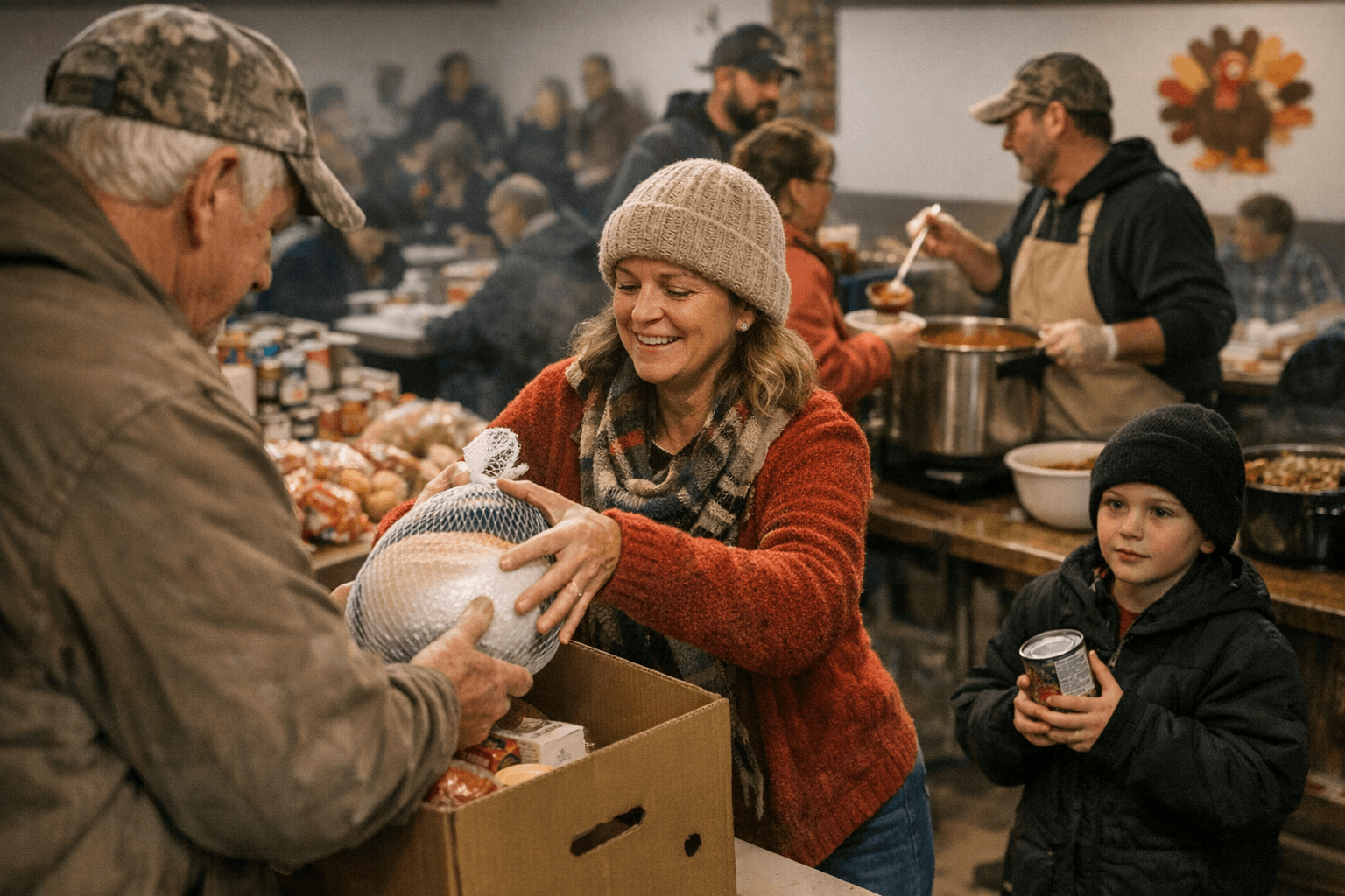 Jamestown Thanksgiving Events Boost Food Aid and Community Fundraising