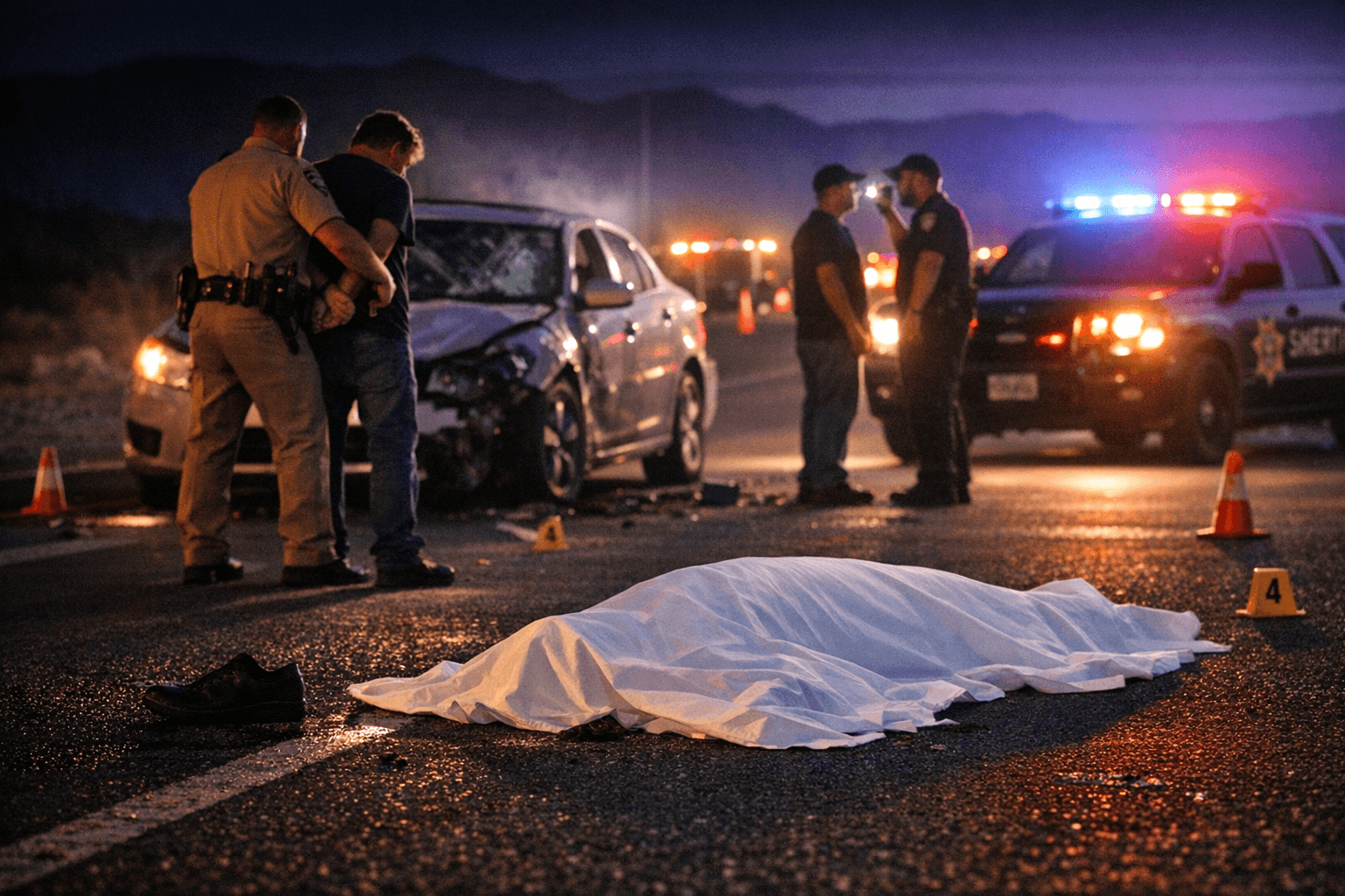 Fatal Pahrump Pedestrian Crash Leads to Driver Arrest, Separate DUI