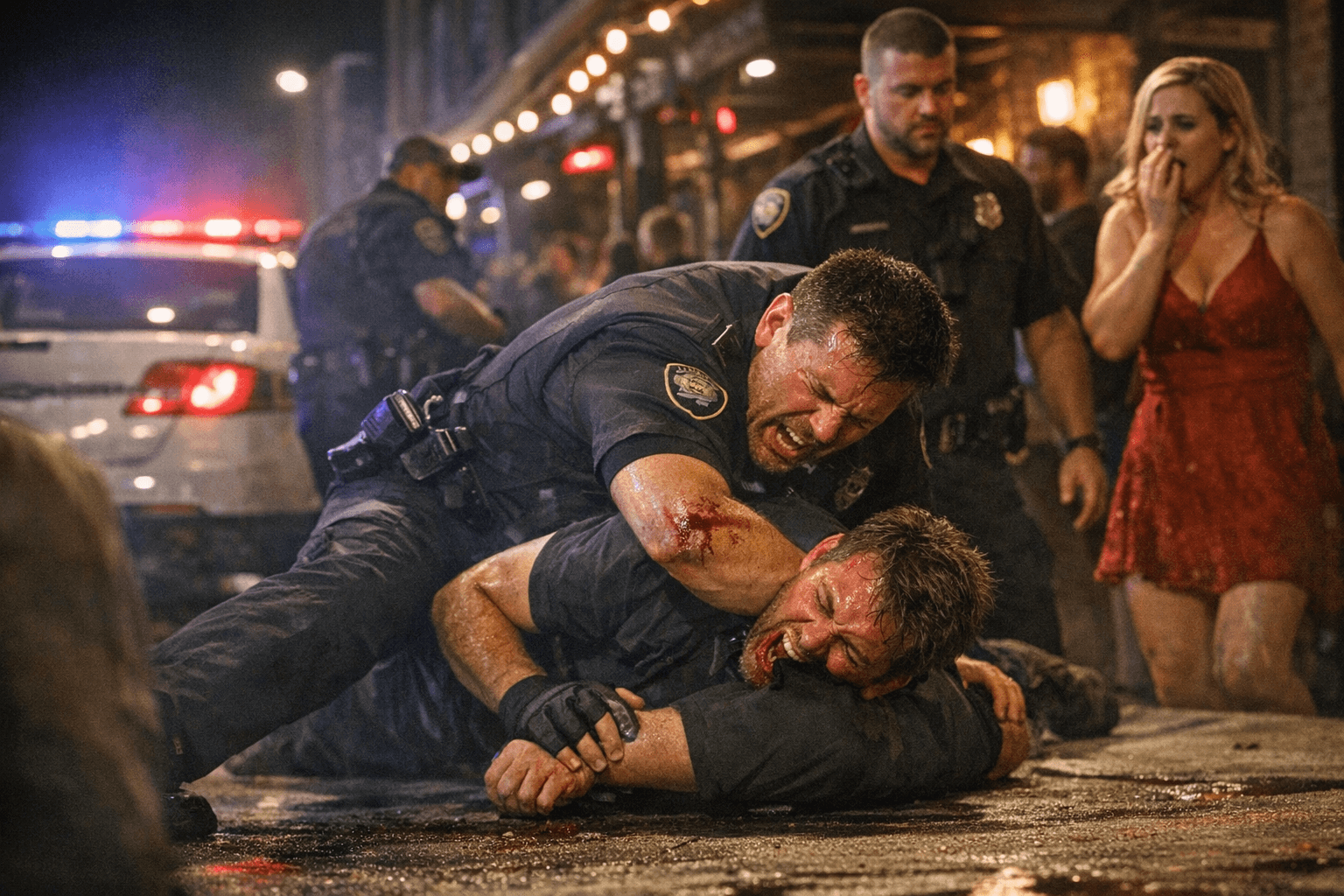 Jacksonville bar fight leads to arrest after officer is bitten