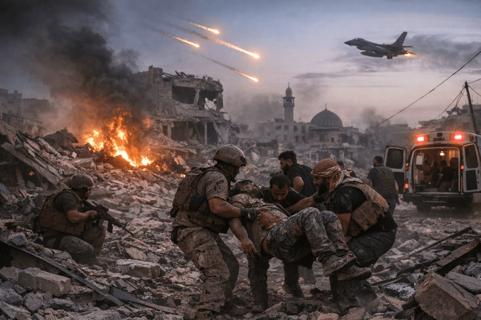 Here’s What Happened in the War in the Middle East on Saturday