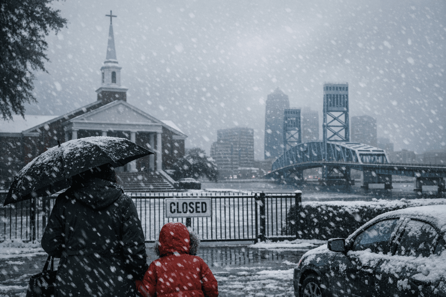 Weekend Winter Weather Forces Closures, Cancellations in Jacksonville