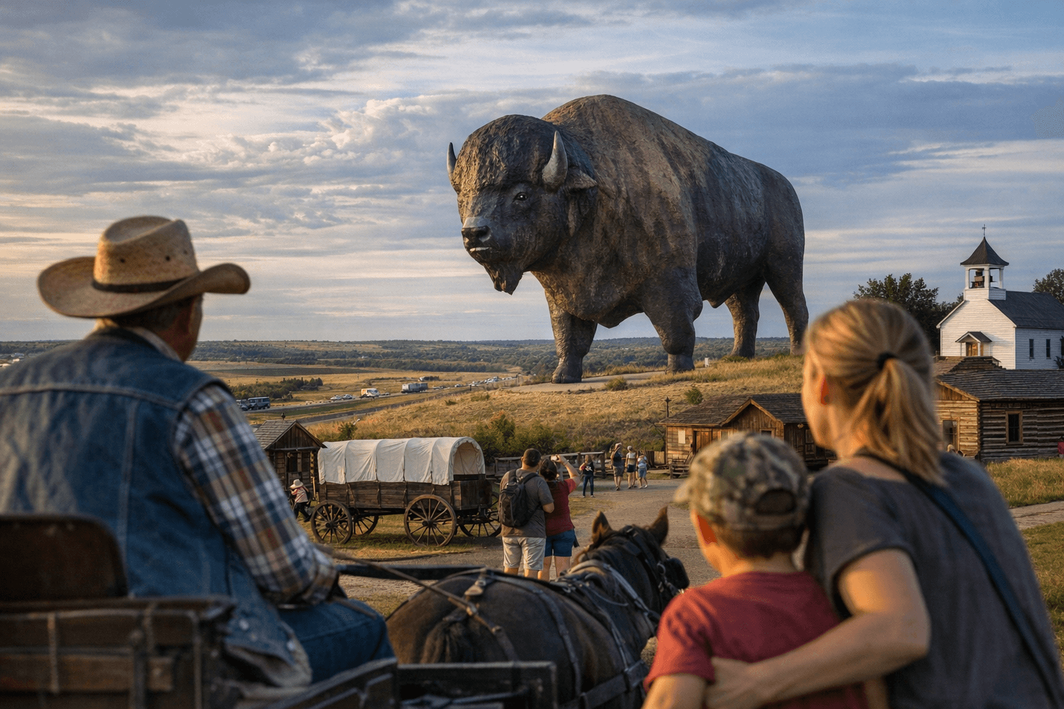 Jamestown's Frontier Village and Dakota Thunder Drive Local Tourism