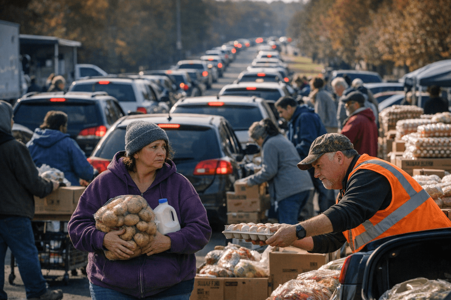 Surge in Demand at GTCC Food Giveaway Strains Local Resources