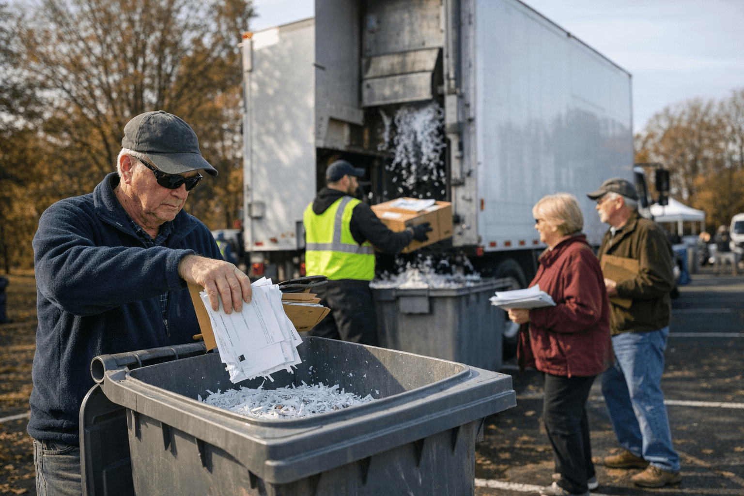 Wake Forest Holds Free Paper Shredding Event for Residents