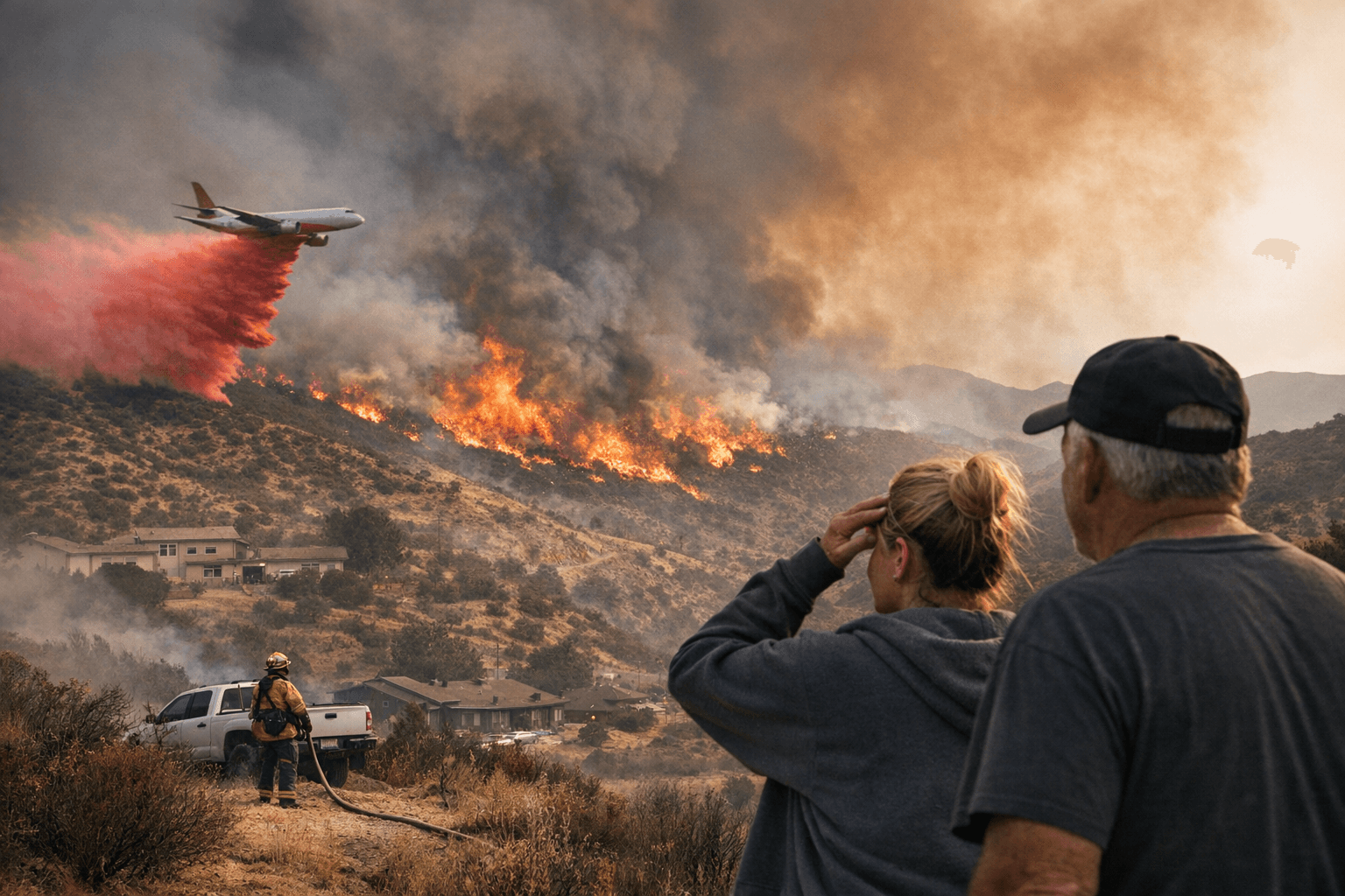 Crown Fire Burns 345 Acres in Acton, Evacuations Lifted by Evening