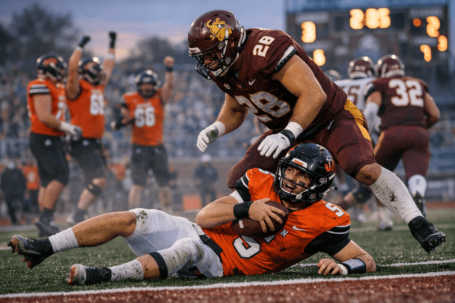 Jamestown Jimmies Fall to No. 13 UMD Despite Hentges’ Heroics