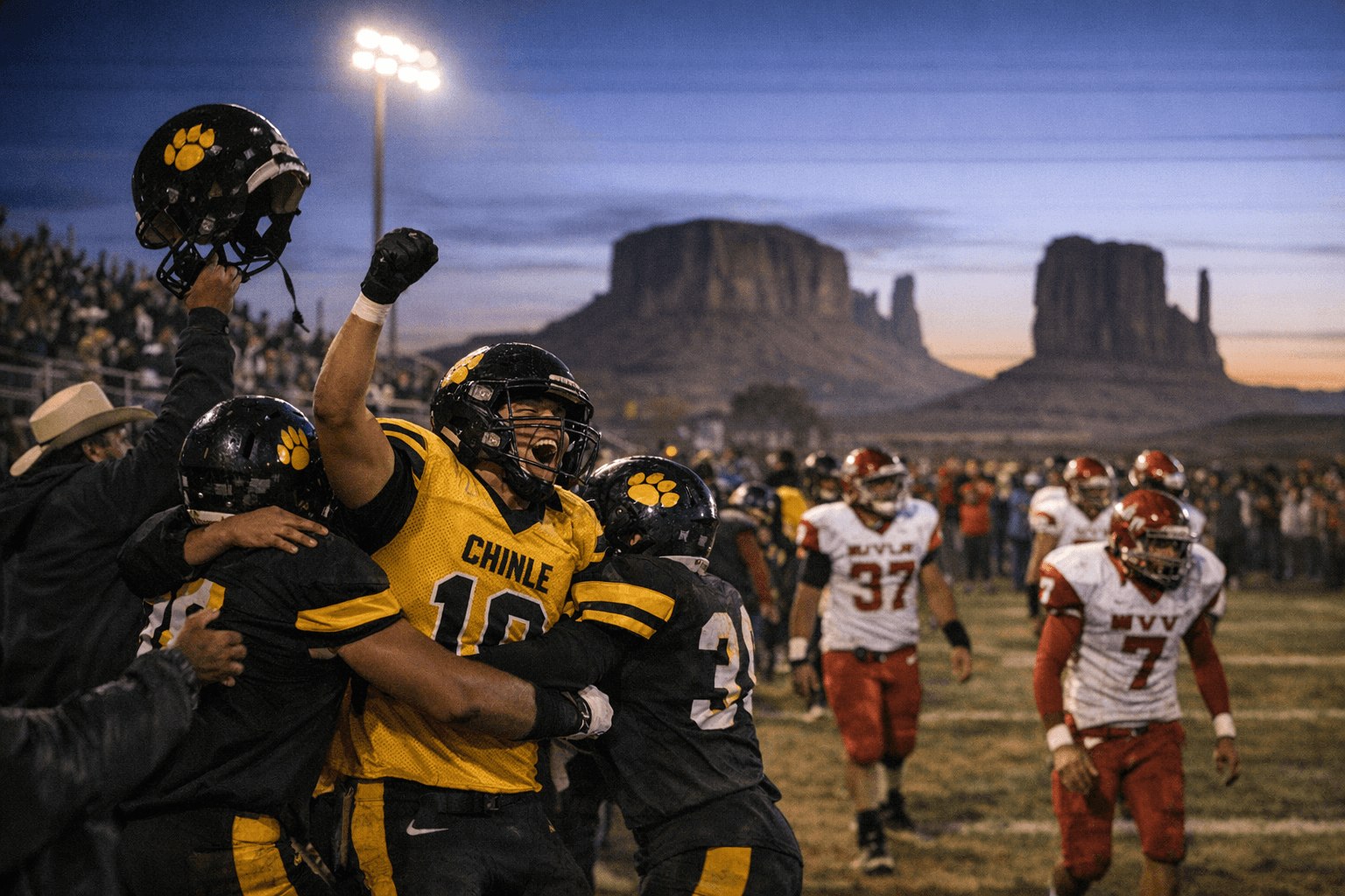 Chinle Beats Kayenta Monument Valley 34 14, Boosts Local Morale