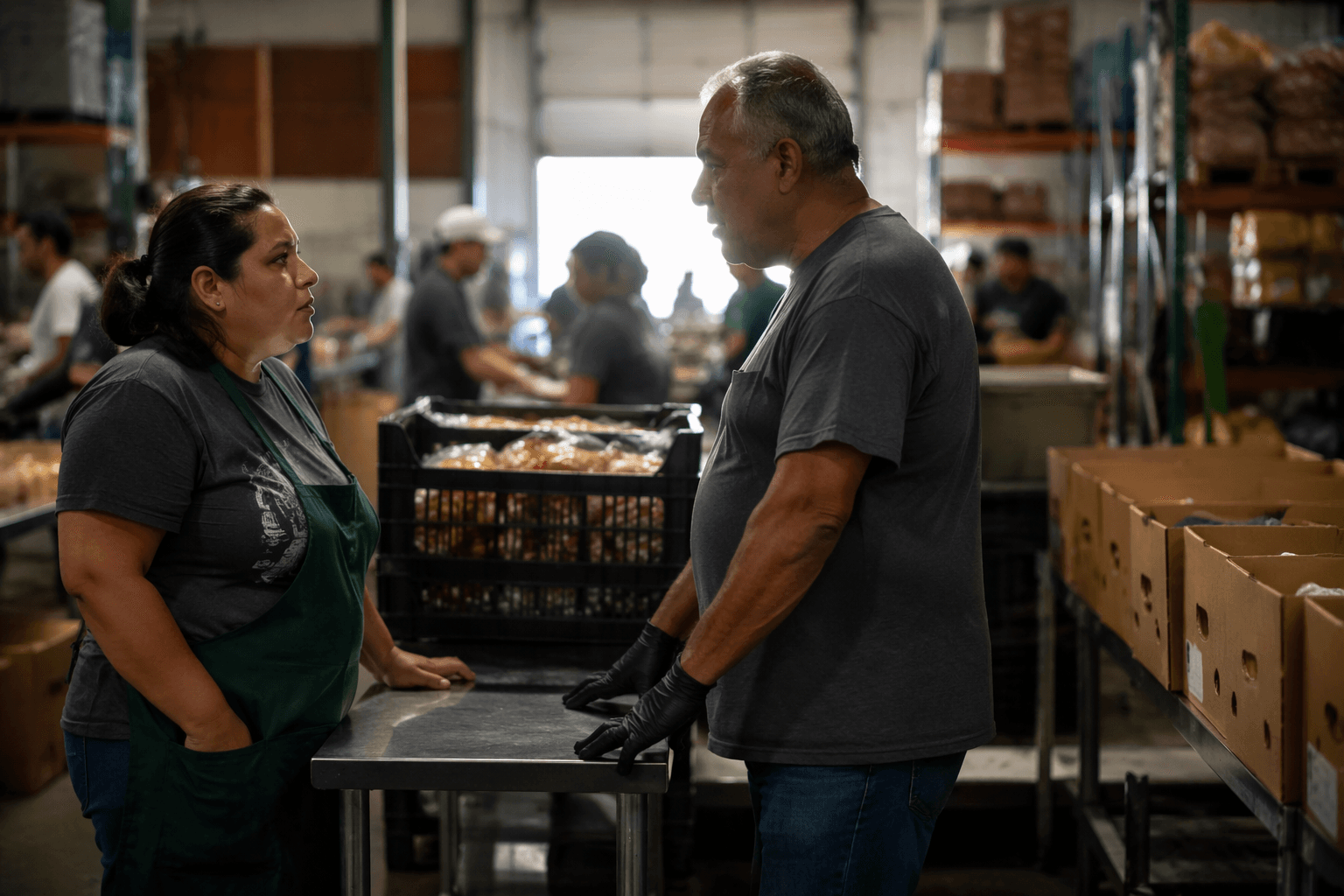 Food banks fight to keep wages up as aid fades