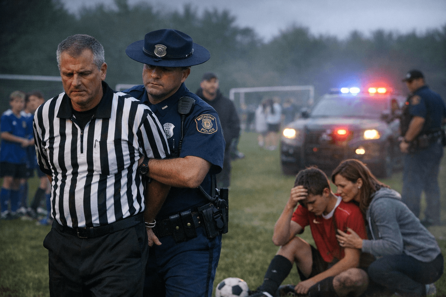 Referee Charged With Assault After Sideline Incident in Grand Traverse County