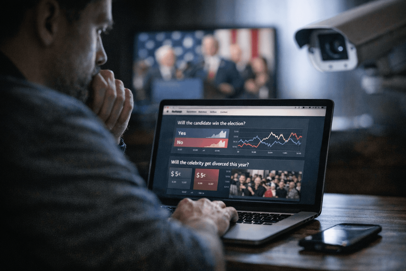 Online prediction markets monetize human behavior, raising privacy and policy questions