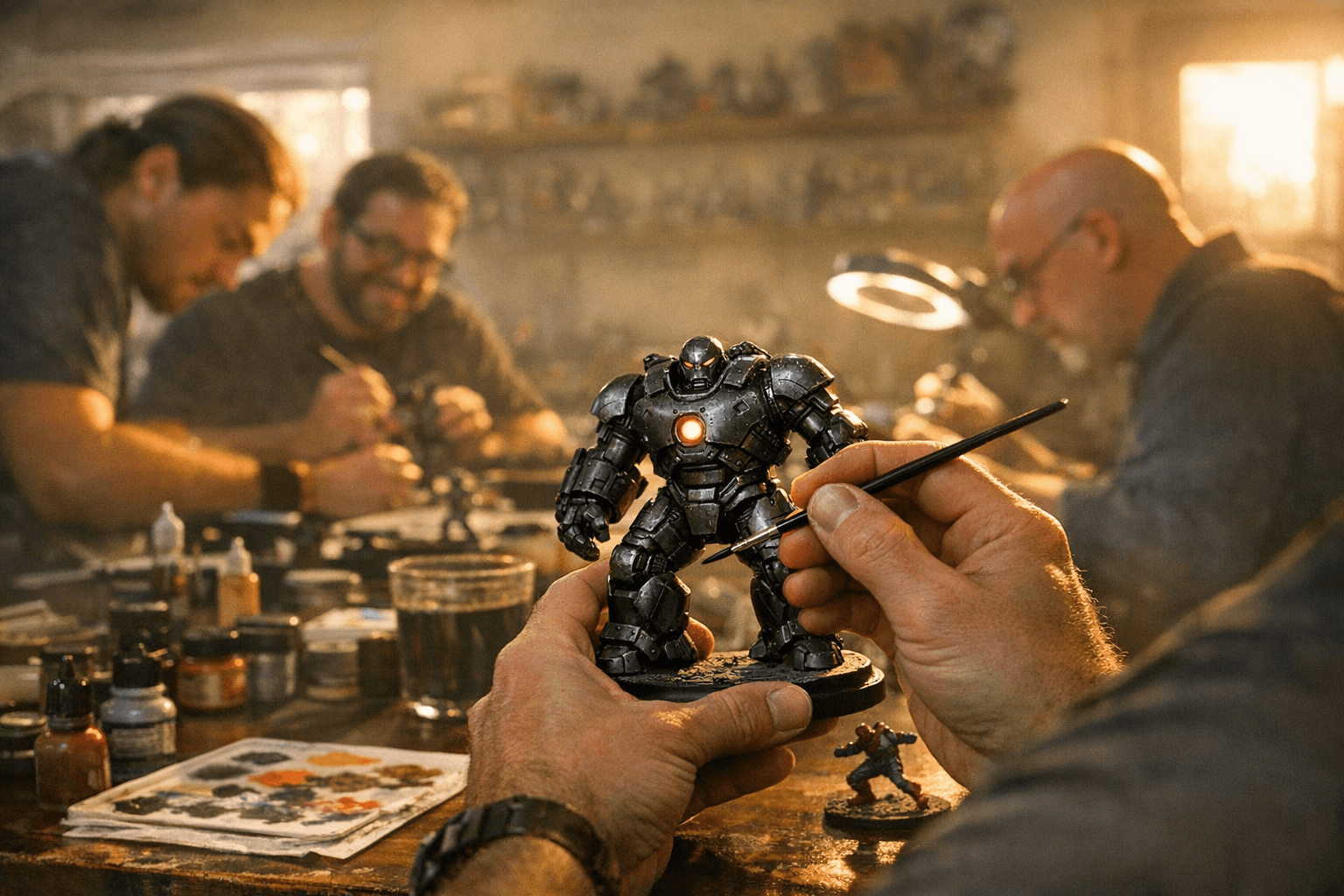 Goonhammer shows how to paint Iron Monger for Marvel Crisis Protocol