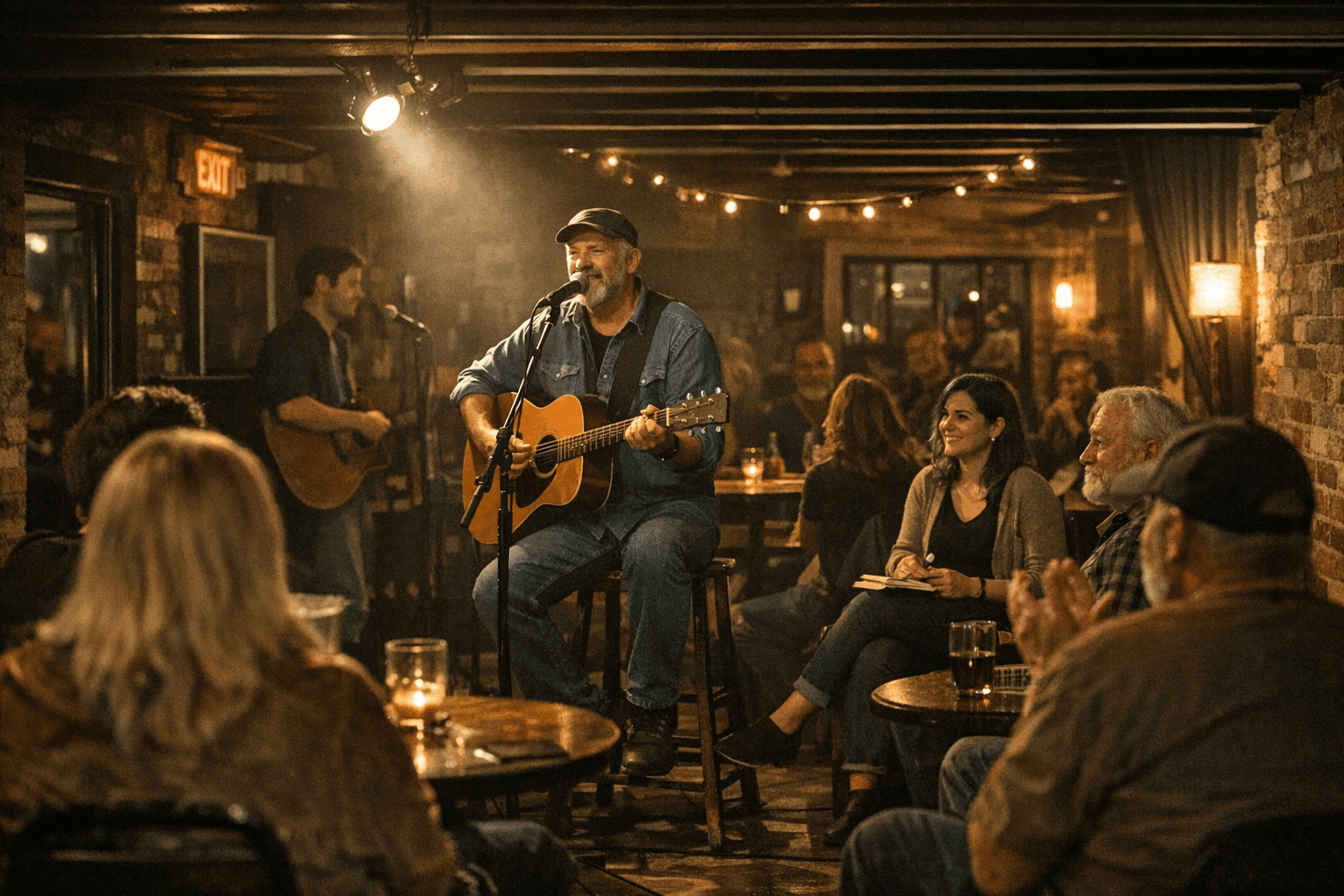 Brooksville New Year Open Mic Brings Community Together at Crossroads